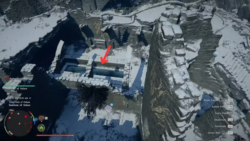 dagger of dark pursuit location crimson desert pool of water