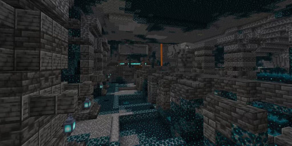 minecraft ancient city tunnel
