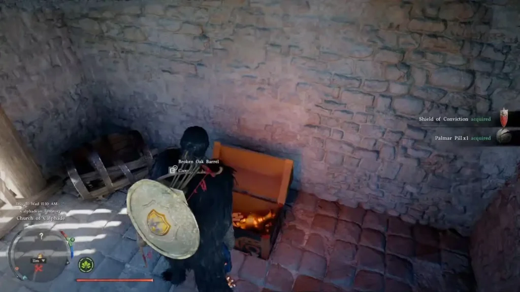 shield of conviction location in crimson desert Open the Treasure Chest