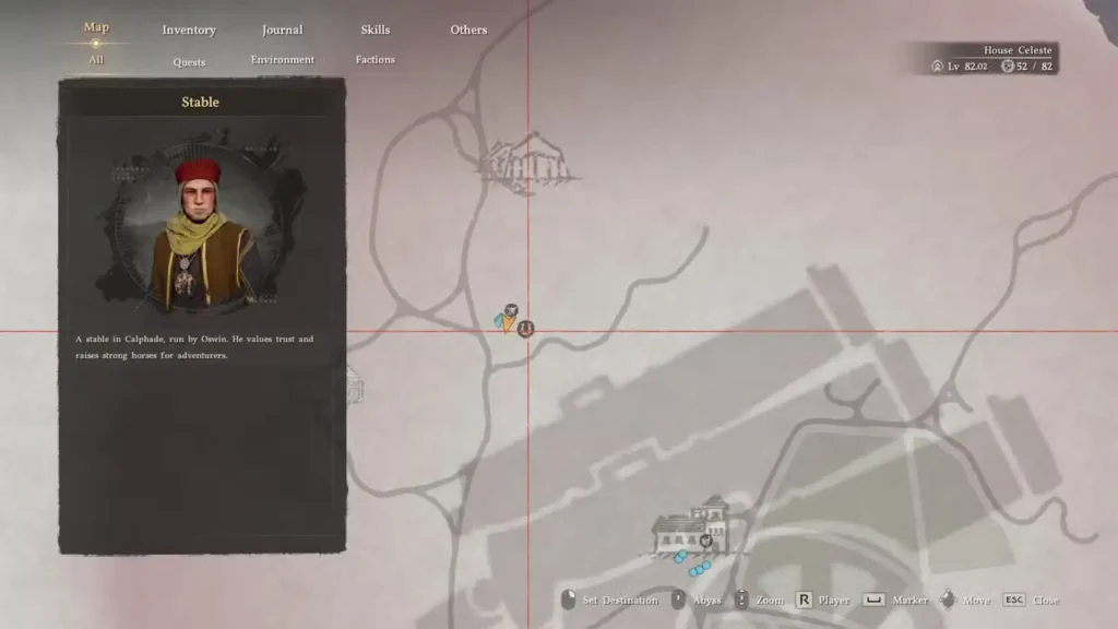 stable location in calphade