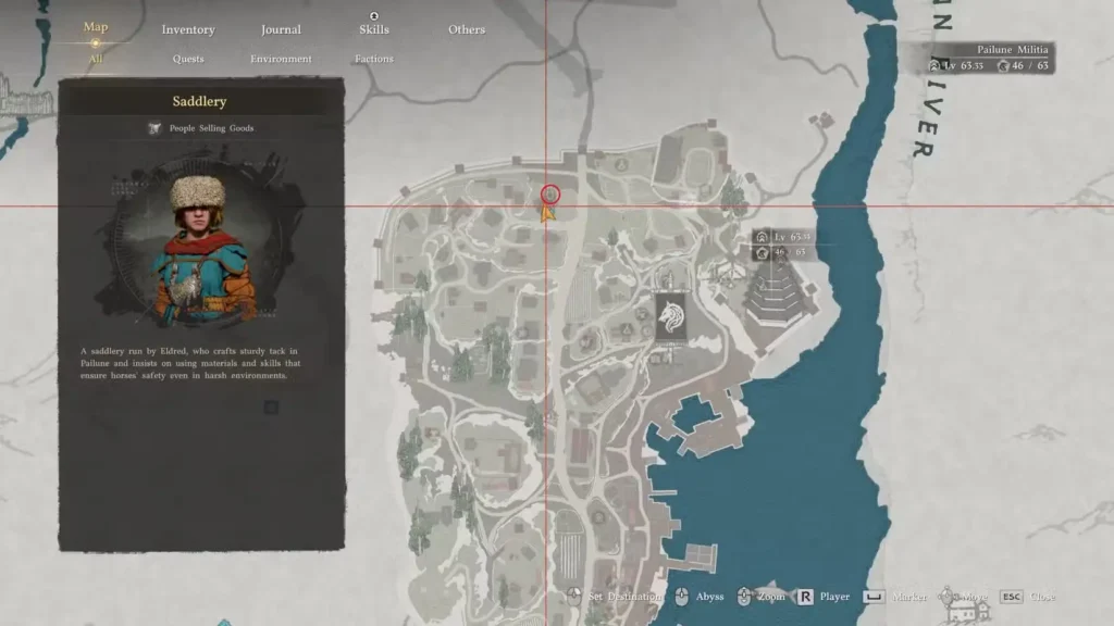 stable location in pailune