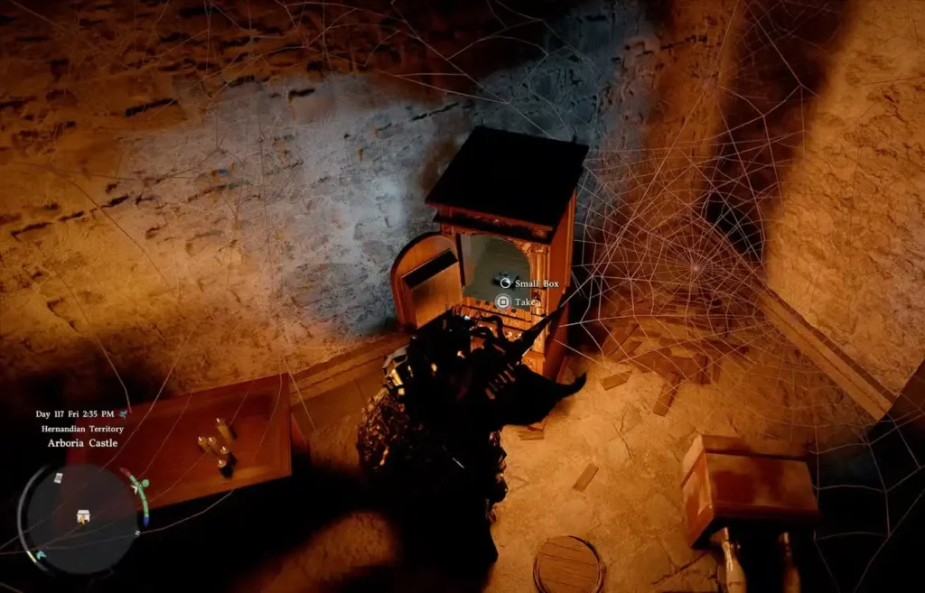 what s inside the arboria castle strongbox