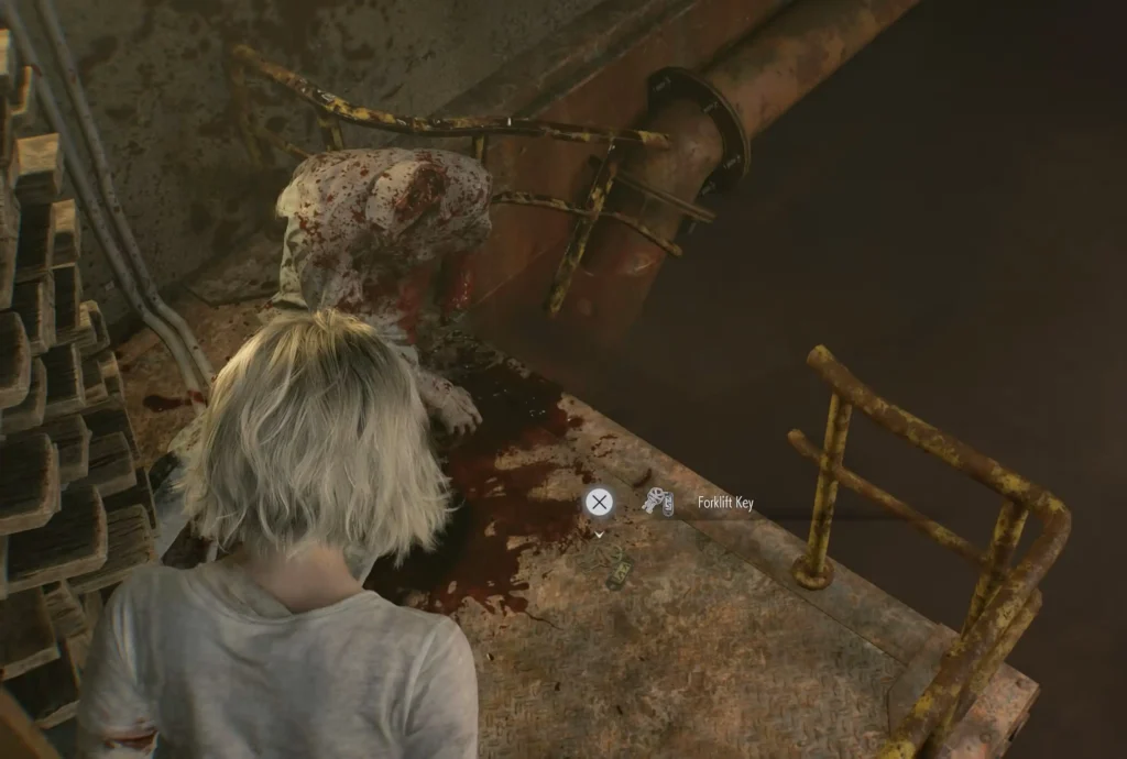 where to find the forklift key in resident evil requiem 13