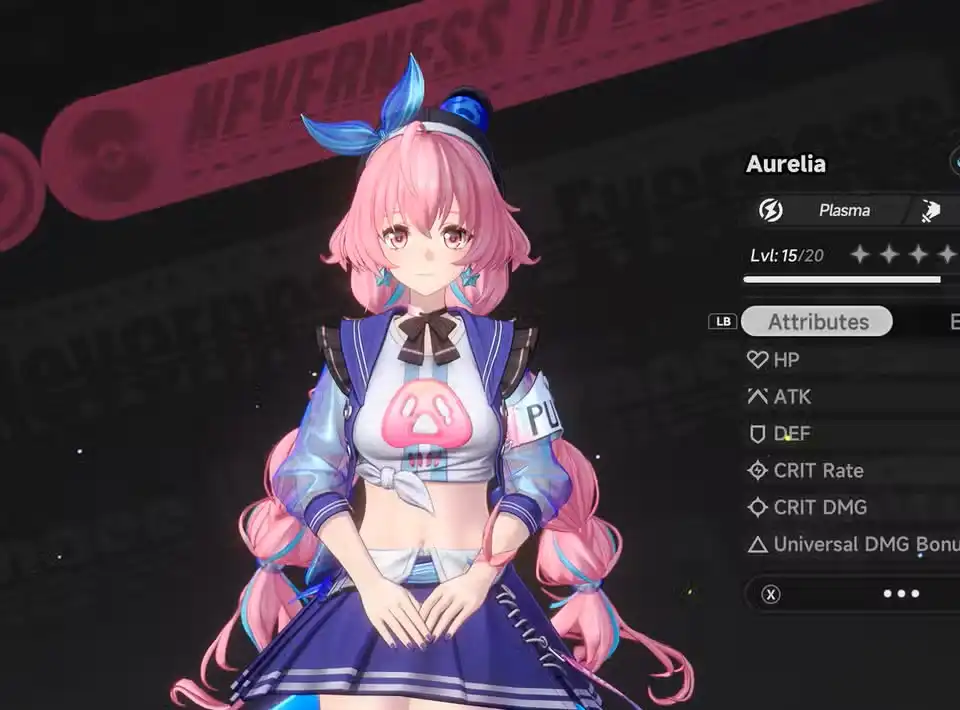 aurelia profile page neverness to everness