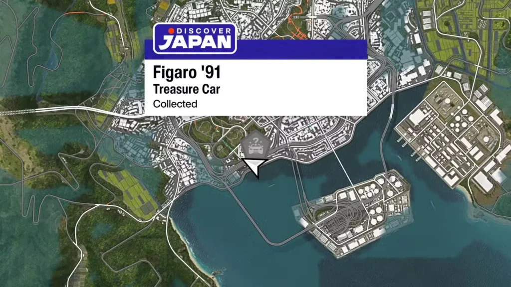 Nissan Figaro Treasure Car Location in Forza Horizon 6