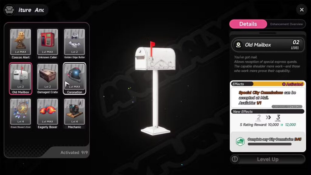 how to unlock anomaly furniture in nte
