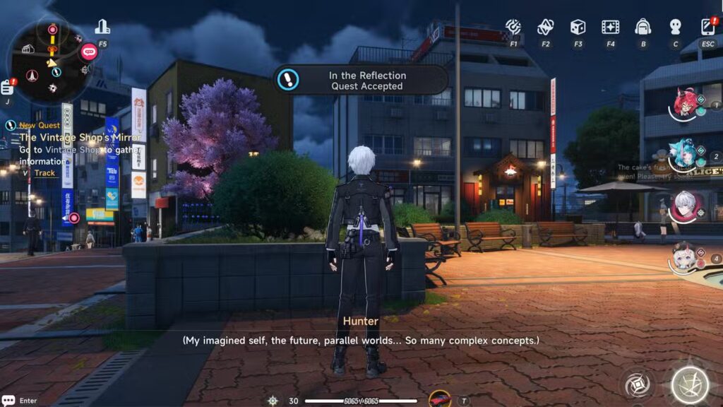 trigger the in the reflection quest in neverness to everness