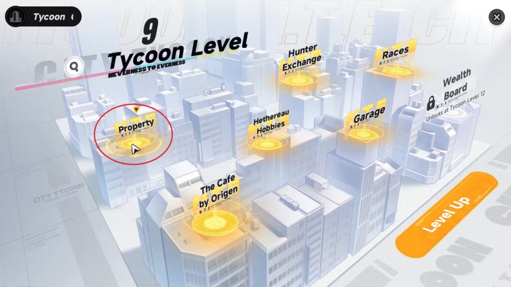 tycoon menu